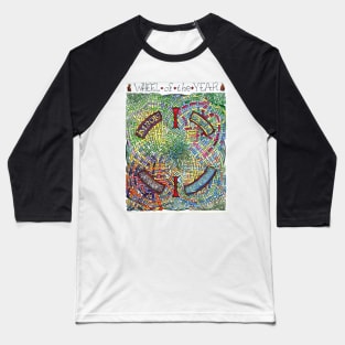 Wheel of the Year - Fire Festivals Baseball T-Shirt